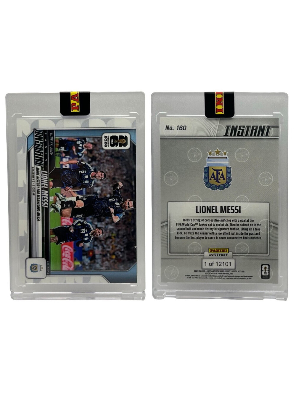 2026 Panini Instant #160 FIFA World Cup Lionel Messi Argentina